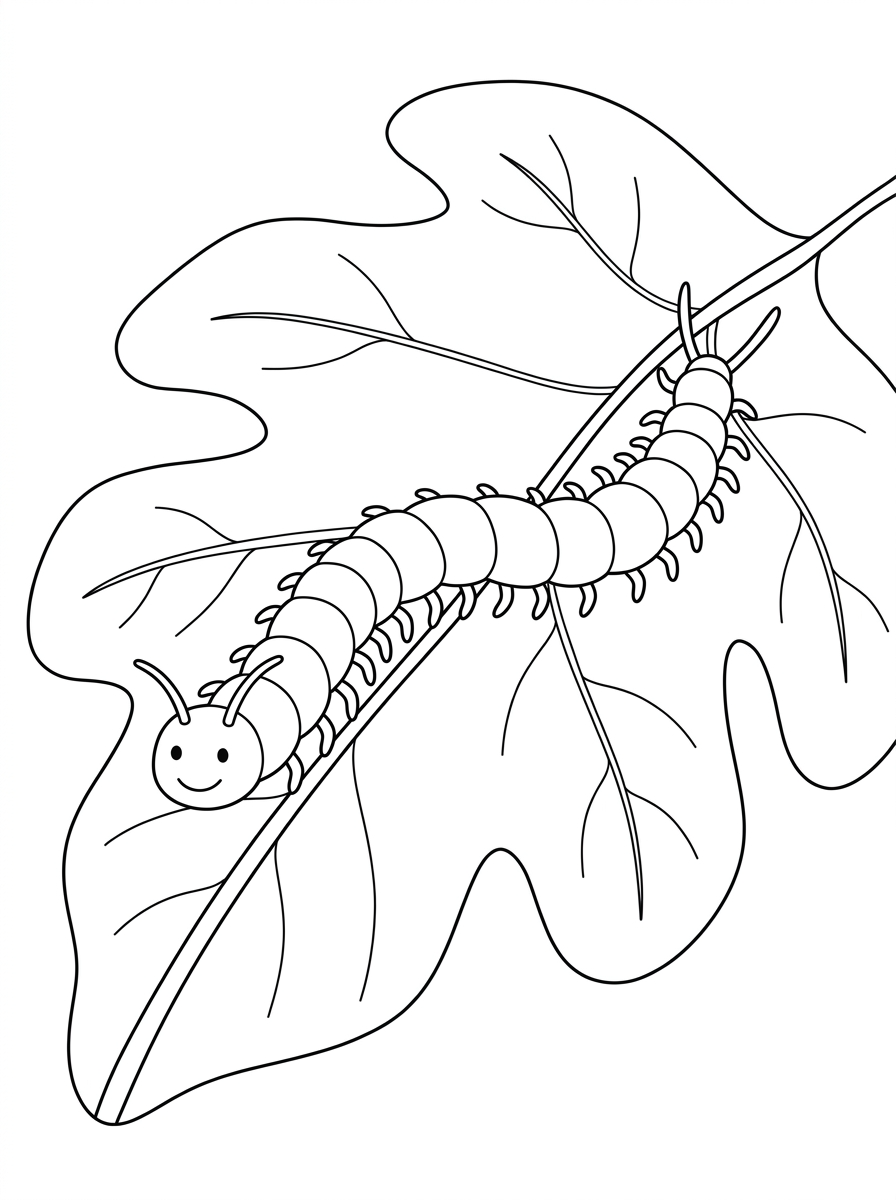 free printable Centipede coloring pages for adults