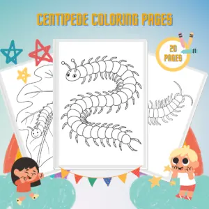 Centipede Coloring Pages thumbnail