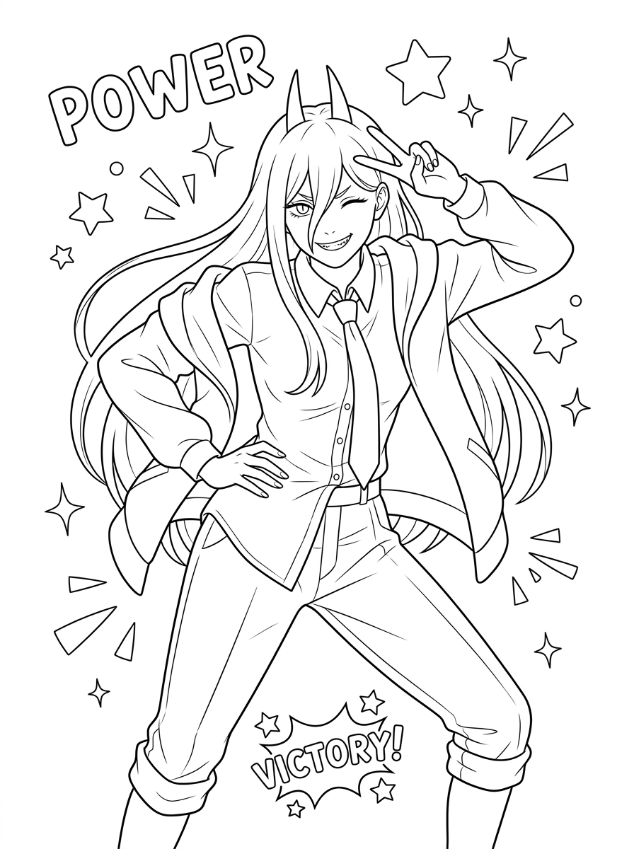 Chainsaw Man Coloring Pages 20 Chainsaw Man coloring pages printable free