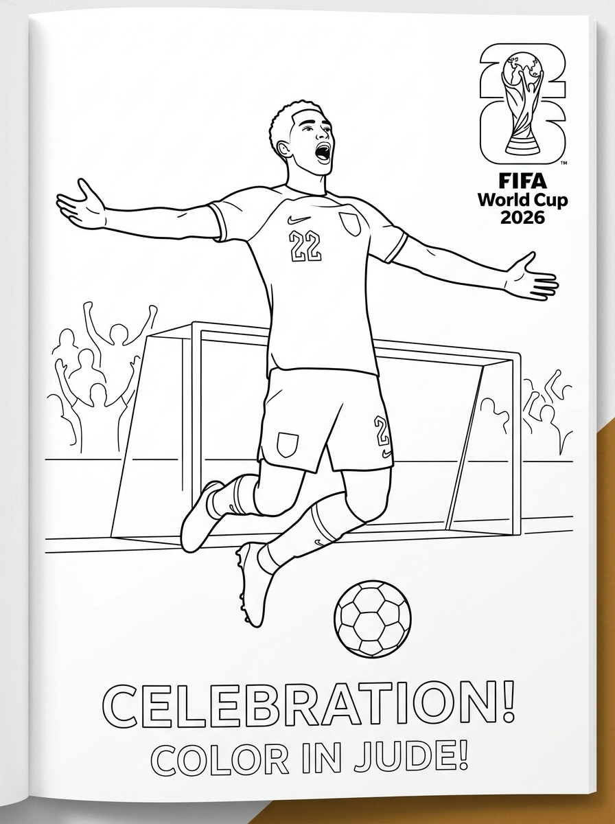 free FIFA World Cup 2026 printable coloring pages