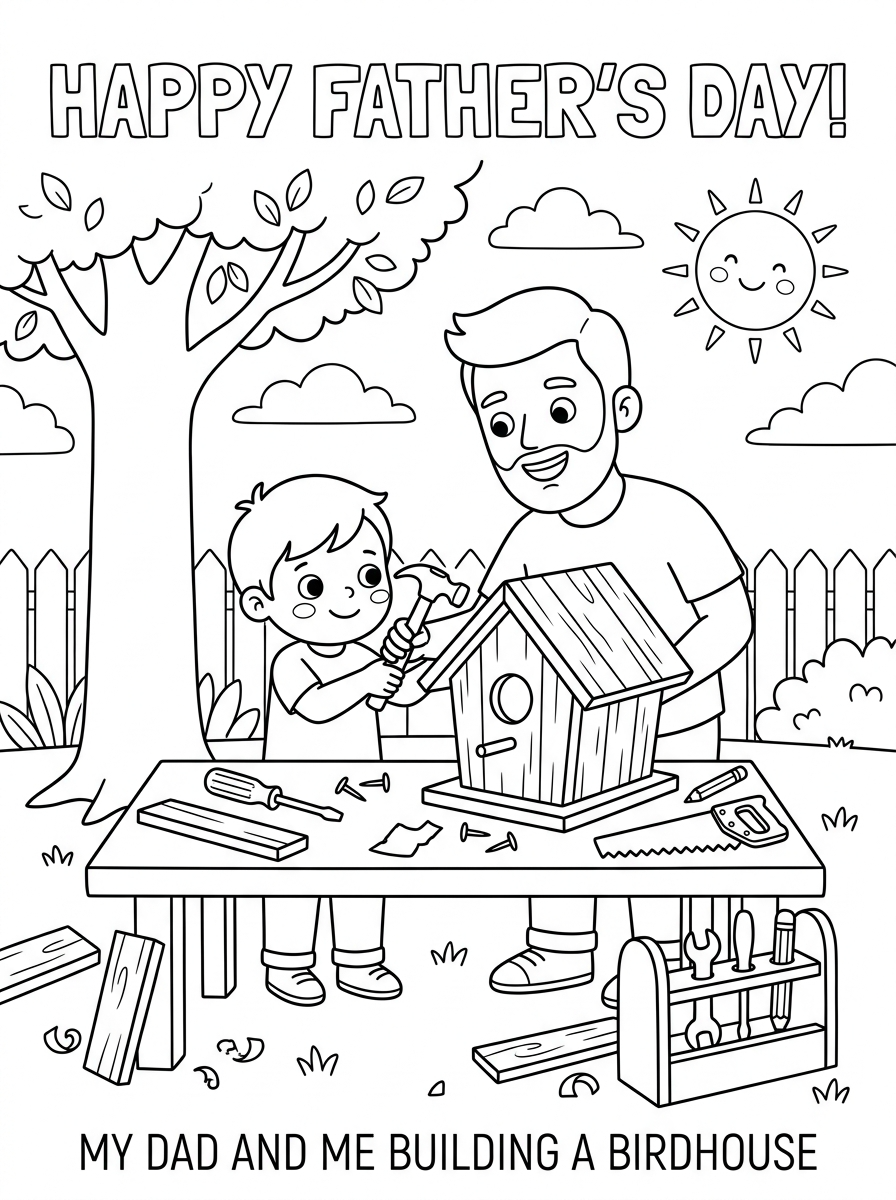 free printable Father’s Day coloring pages