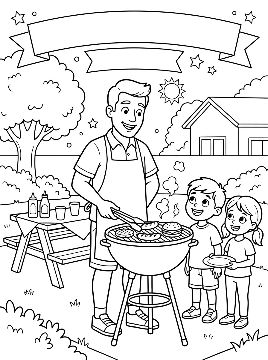 free Father’s Day coloring pages pdf