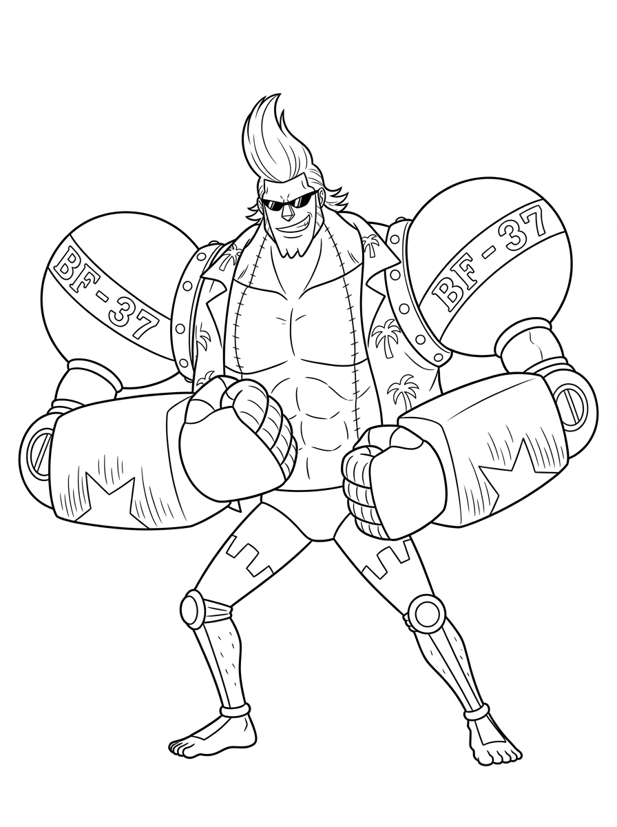 printable Franky coloring pages