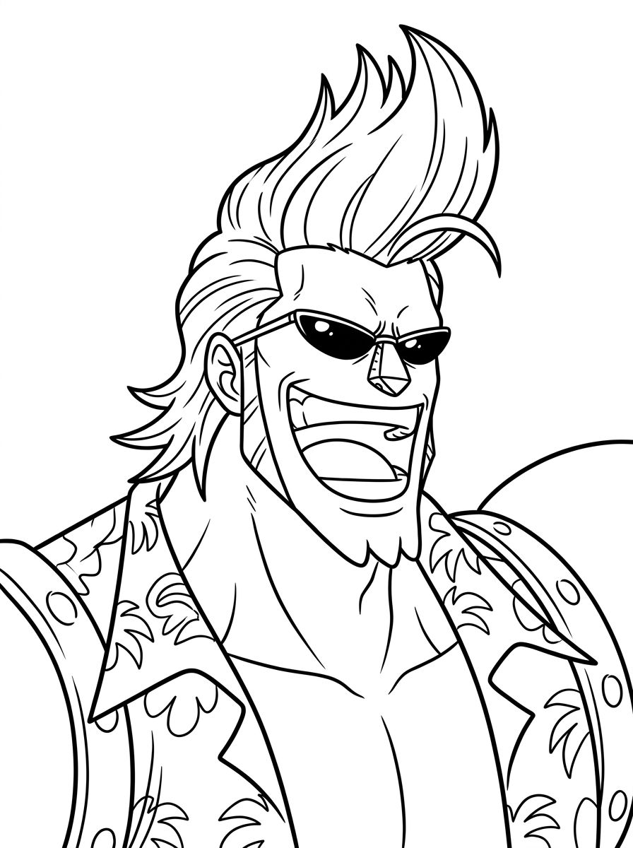 easy Franky coloring pages