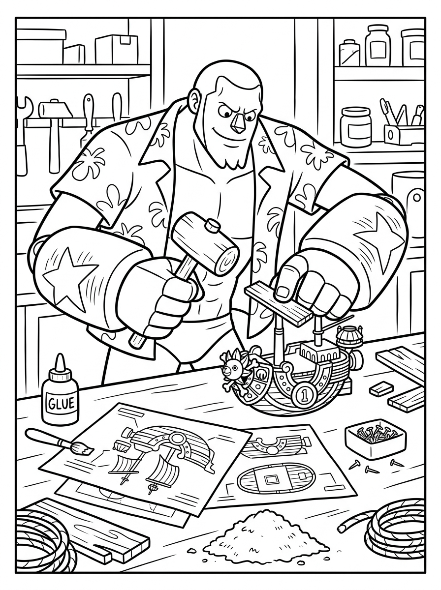 free Franky coloring pages pdf