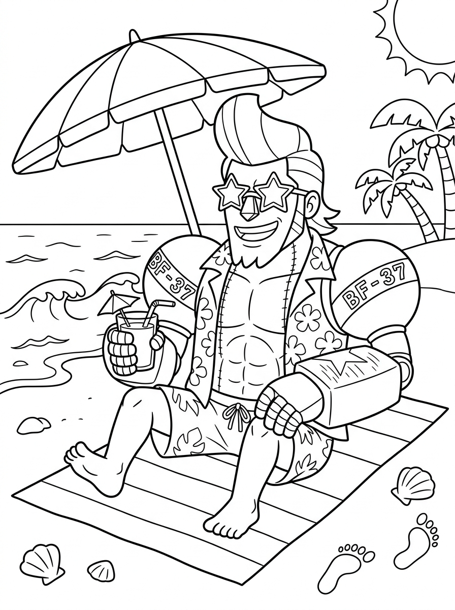 Franky coloring pages printable free