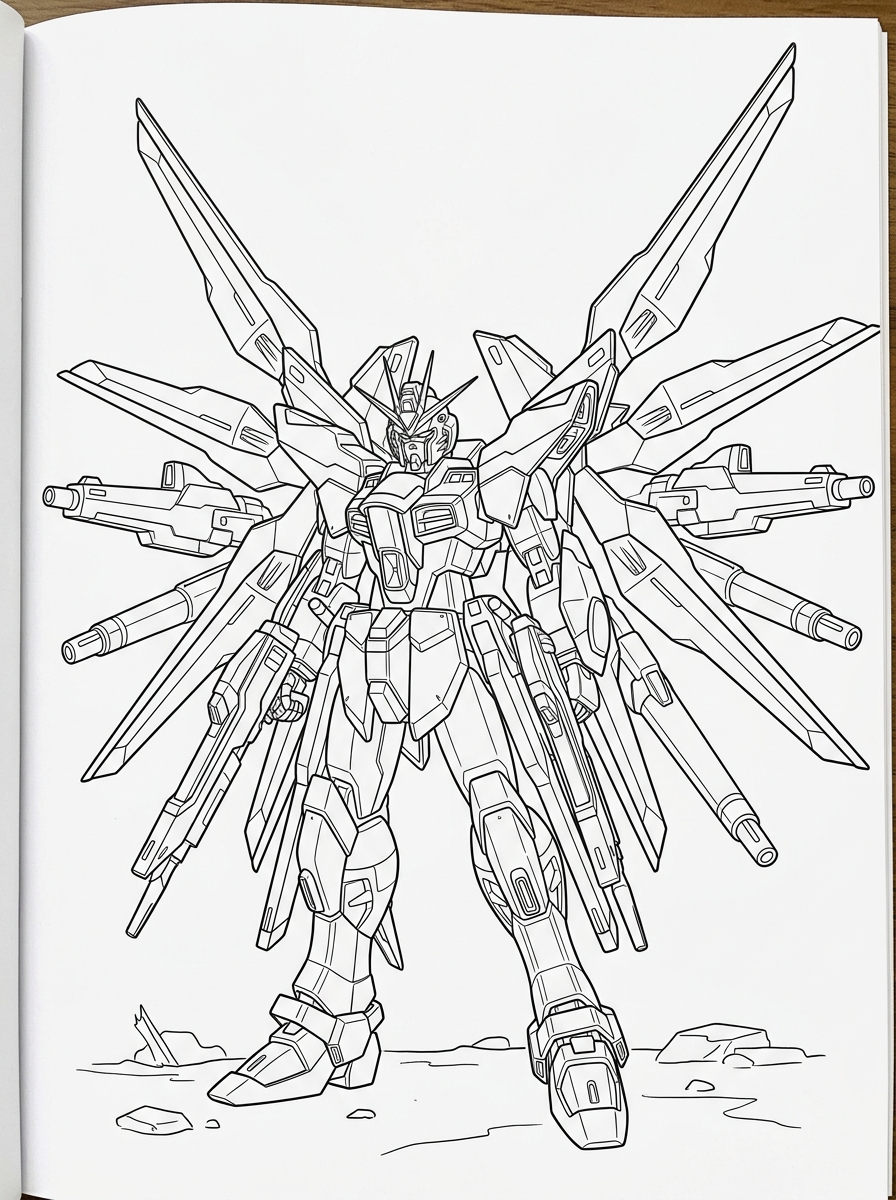 coloring pages Gundam
