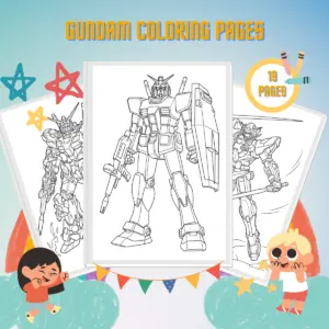Miniature des pages de coloriage Gundam