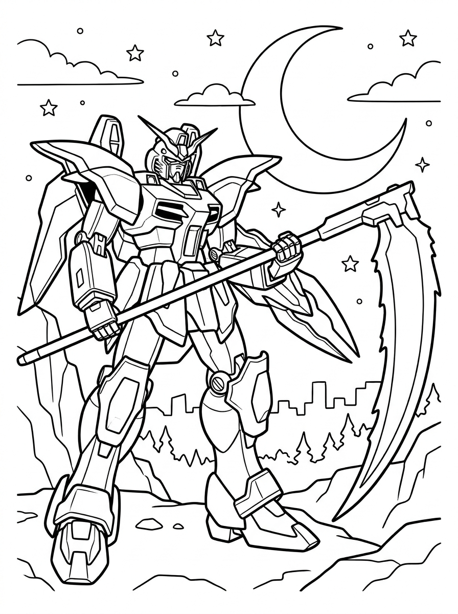 adult Gundam coloring pages