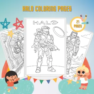 Halo Coloring Pages thumbnail
