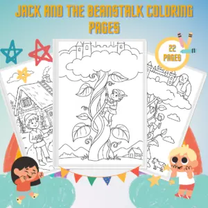 Miniatura delle disegni da colorare di Jack e il fagiolo magico