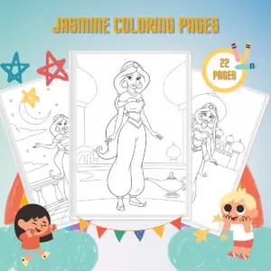 Jasmine Coloring Pages thumbnail