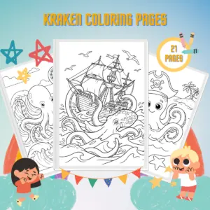 Miniatura de Desenhos para colorir do Kraken