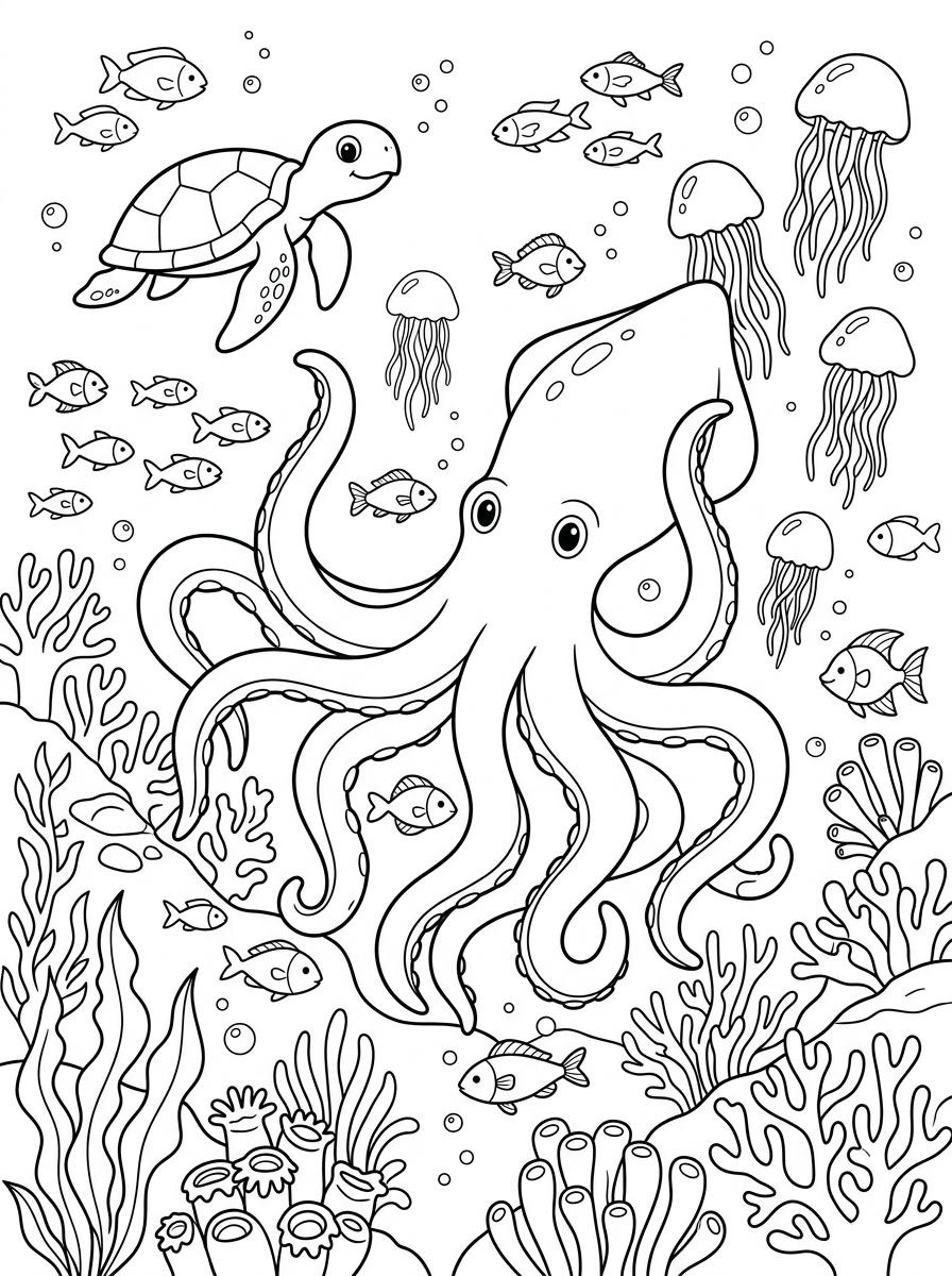Página para colorir gratuita para adultos do Kraken_underwater_…_202606021053