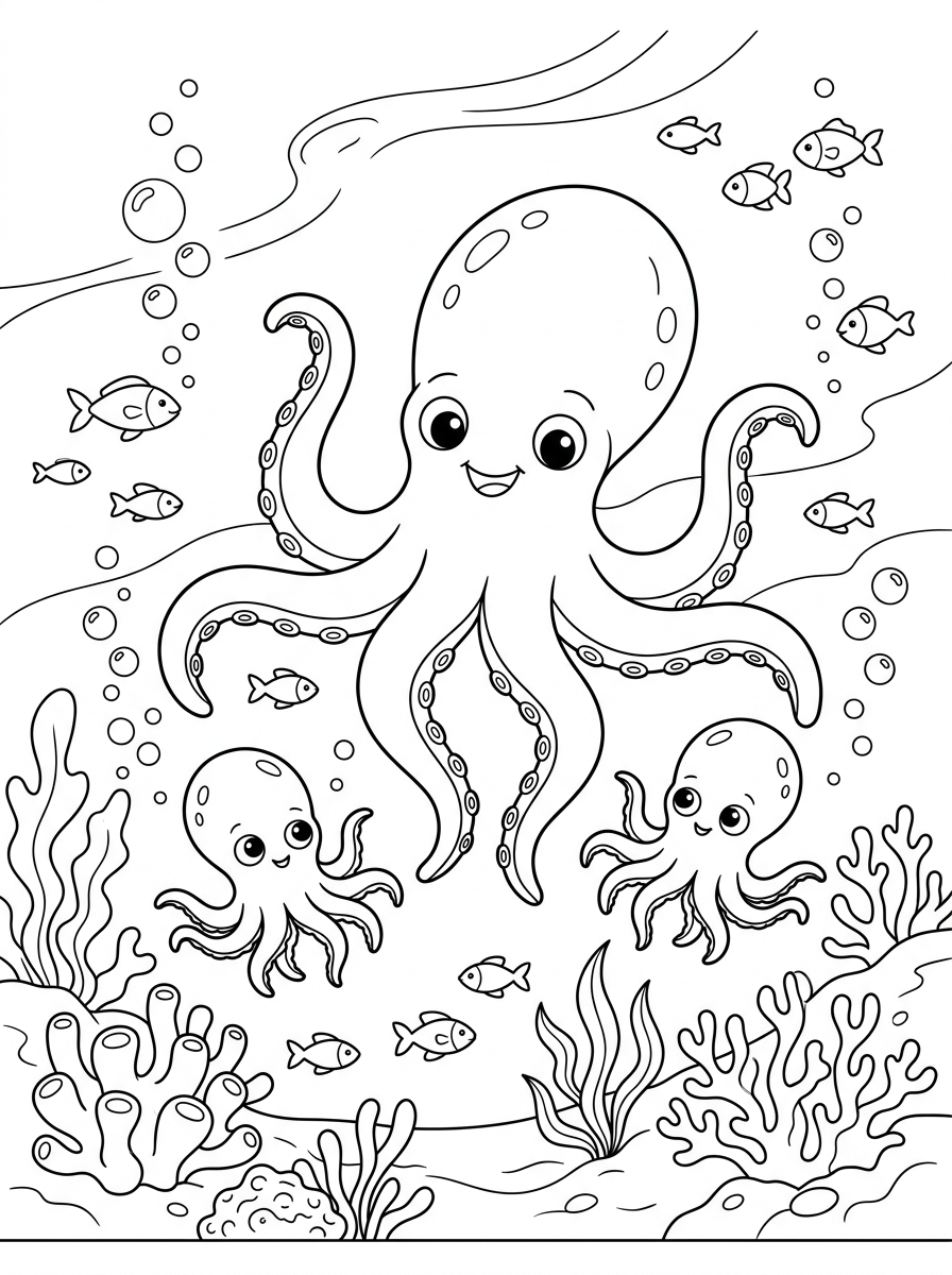 Kraken Coloring Pages 13 Kraken_family_coloring_page_unde…_202606021055 free coloring pages