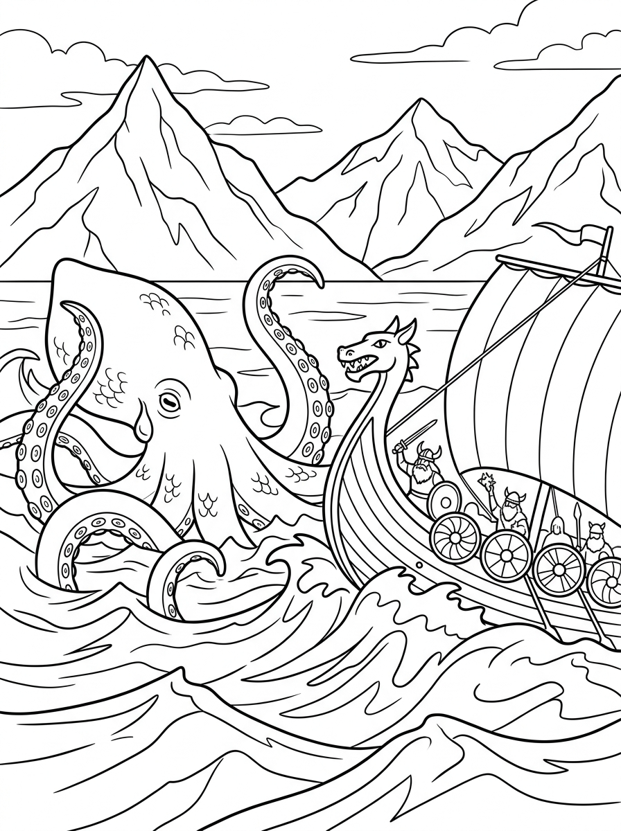 Kraken_crescente_perto_VikingDesenhos para colorir imprimíveis do navio _ship_202606021053