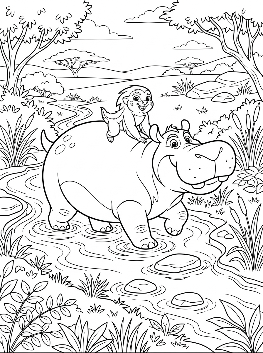 Lion Guard coloring pages grinch