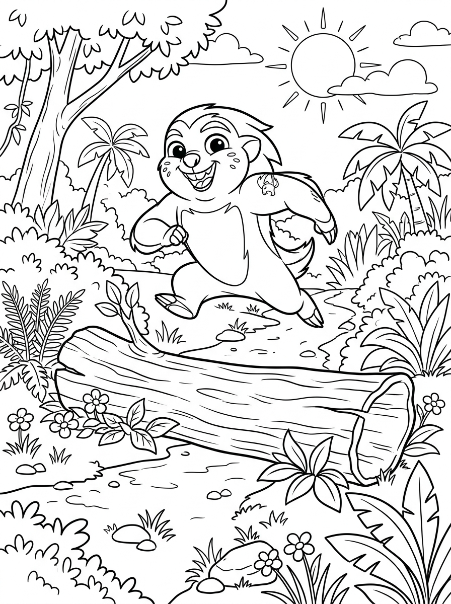 free printable coloring pages Lion Guard