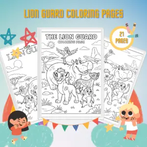 Lion Guard ausmalbilder (Miniaturansicht)
