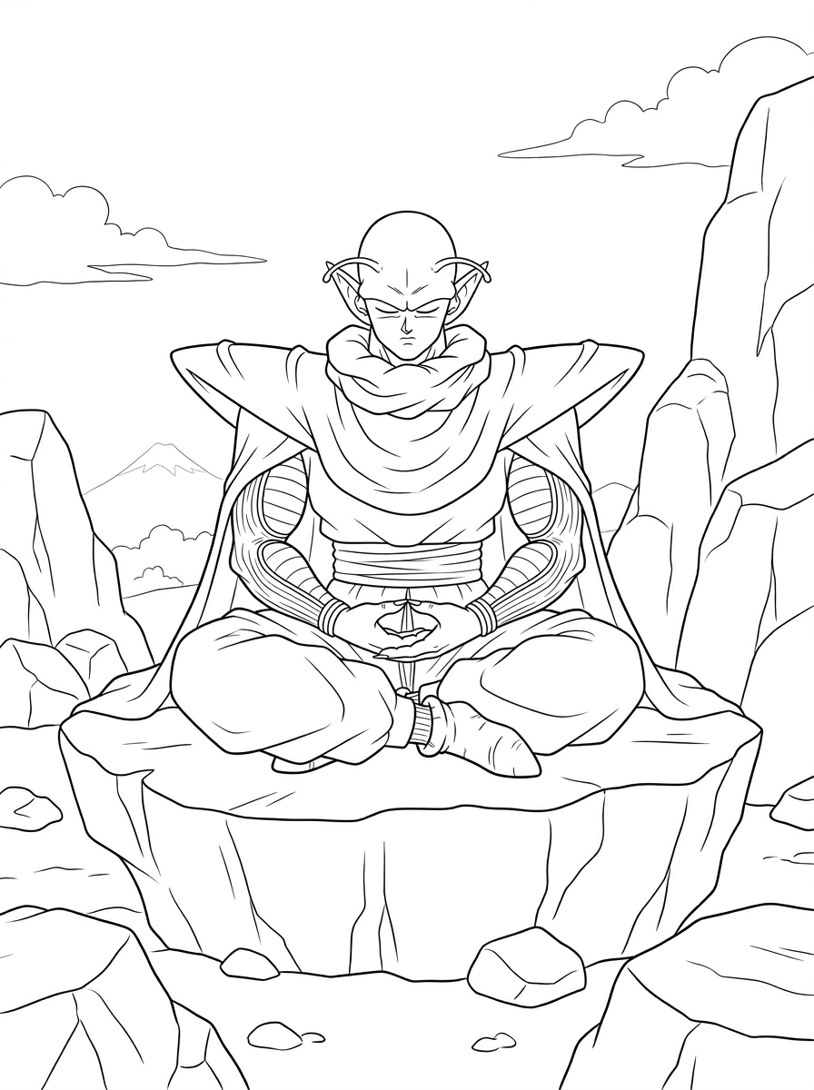 Piccolo Coloring Pages 11 printable coloring pages Piccolo