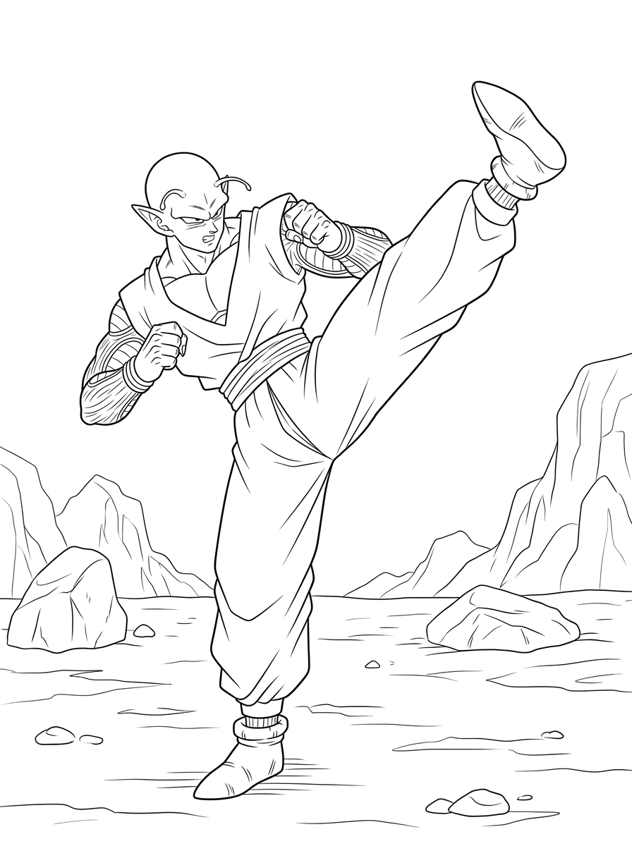 Piccolo Coloring Pages 12 printable coloring pages Piccolo 1