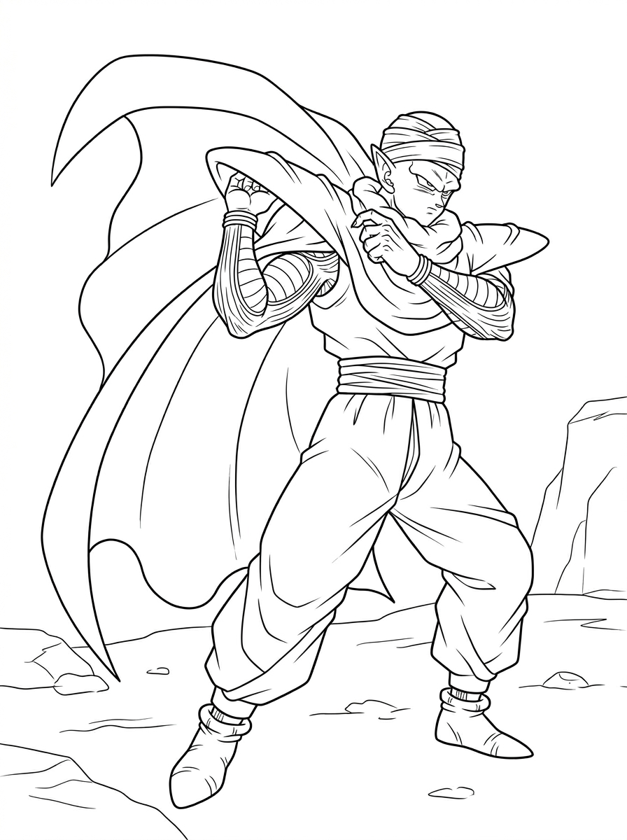 Piccolo Coloring Pages 14 Piccolo coloring pages to print 1