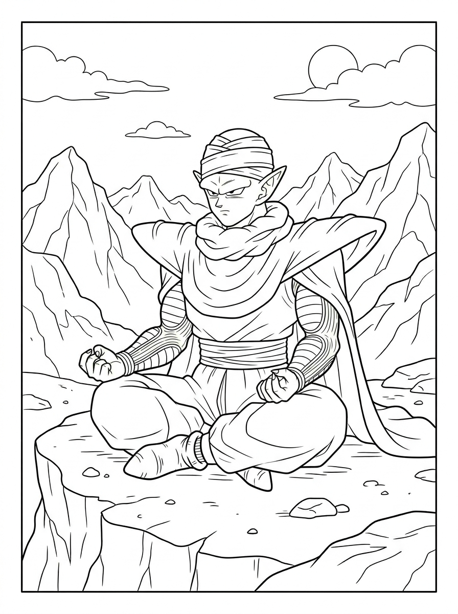 Piccolo Coloring Pages 15 cute coloring pages Piccolo
