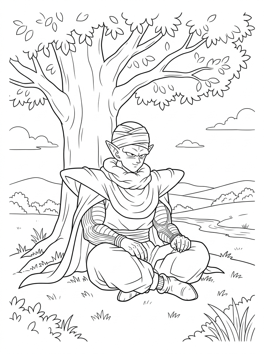 Piccolo Coloring Pages 16 Piccolo coloring pages free 1