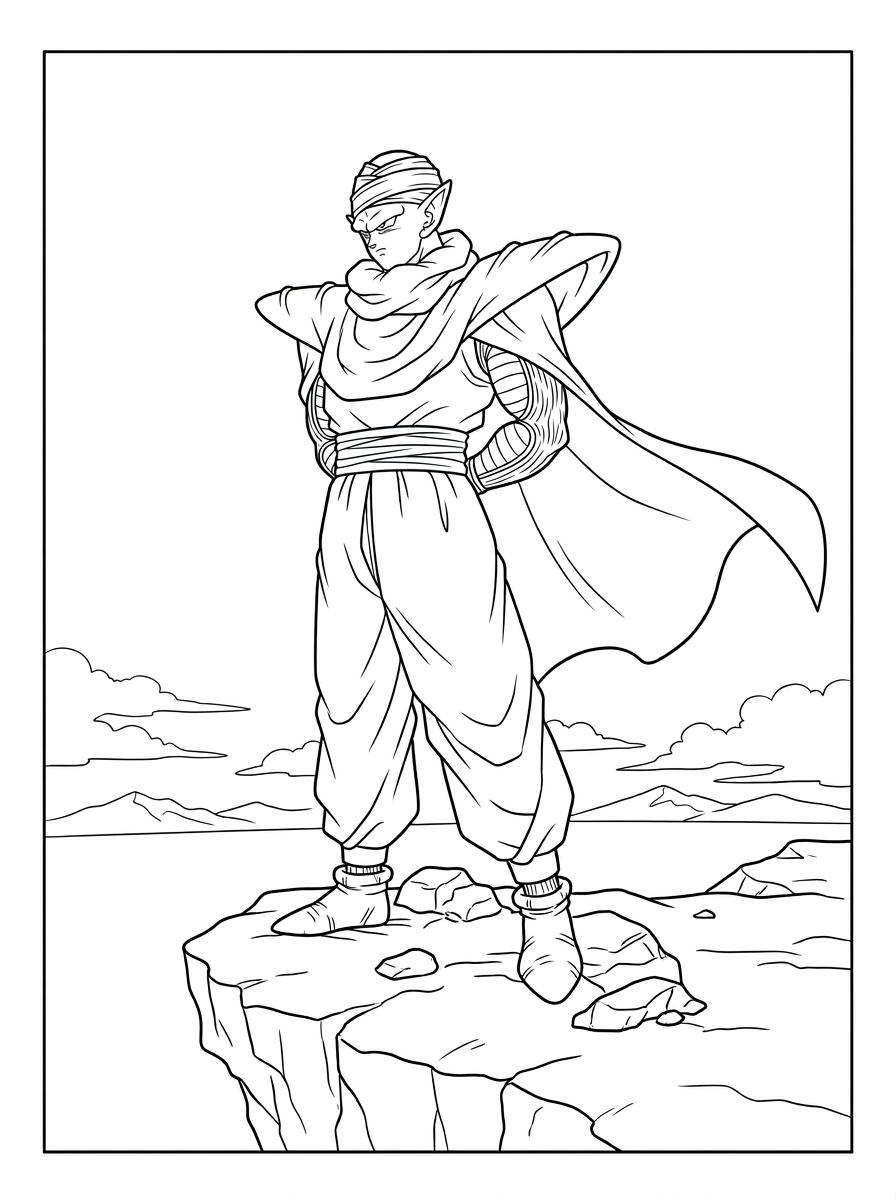 Piccolo Coloring Pages 19 free Piccolo coloring pages