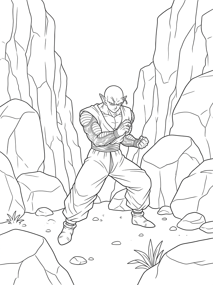 Piccolo Coloring Pages 20 free Piccolo tree coloring pages 1