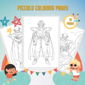 Piccolo Coloring Pages thumbnail