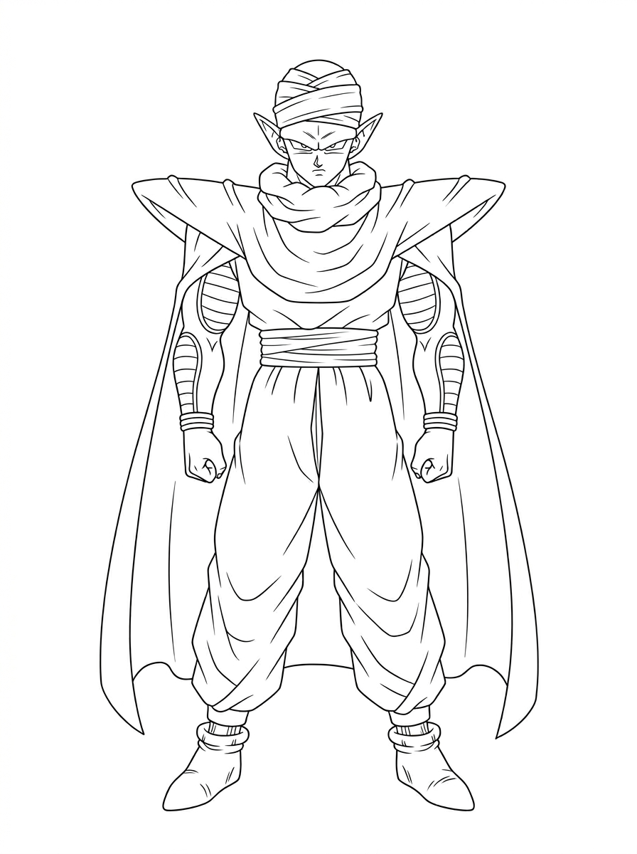 Piccolo Coloring Pages 5 Piccolo coloring pages to print