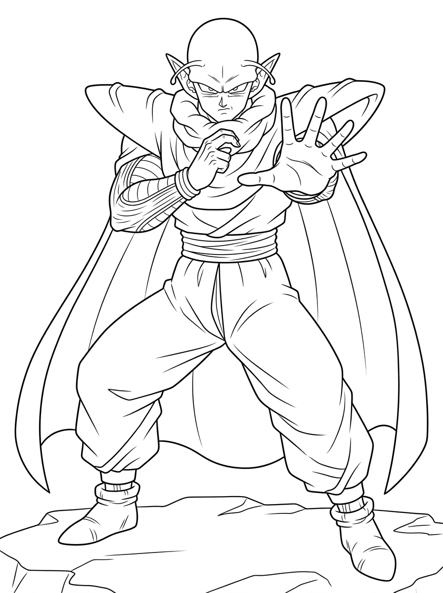 Piccolo Coloring Pages 8 free Piccolo coloring pages pdf