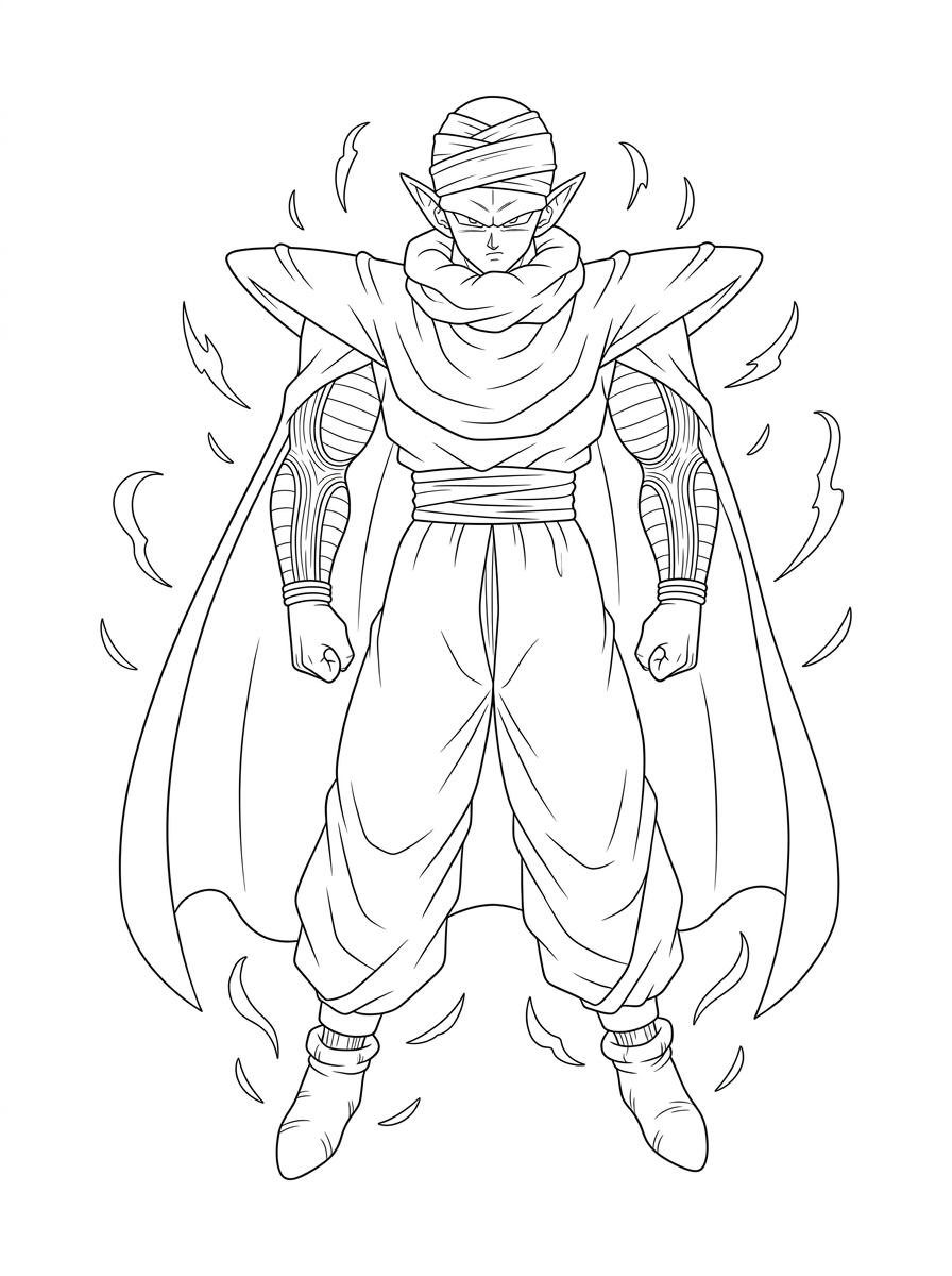 Piccolo Coloring Pages 9 Piccolo cards coloring pages