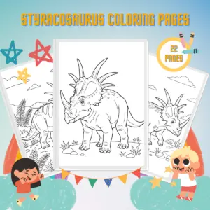 Miniatura de Desenhos para colorir de Estiracossauro