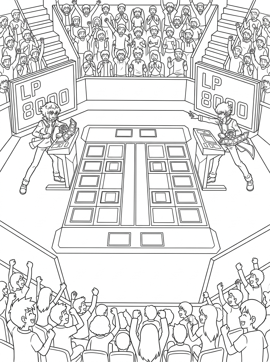 Yu-Gi-Oh Coloring Pages 18 printable coloring pages Yu Gi Oh