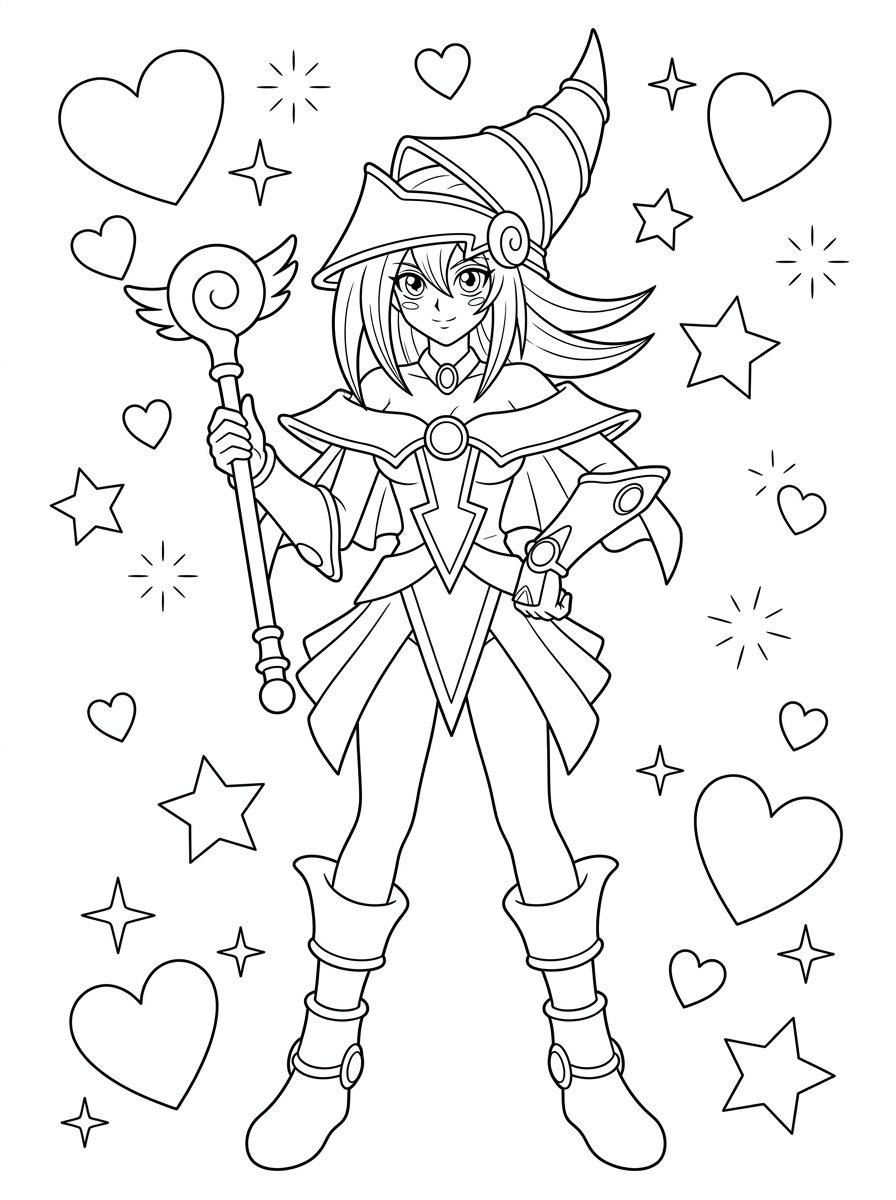 Yu-Gi-Oh Coloring Pages 20 coloring pages for kids Yu Gi Oh 1