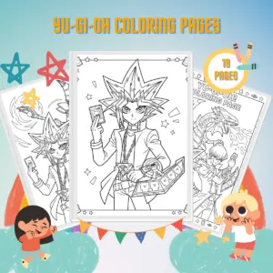 Yu-Gi-Oh Coloring Pages thumbnail