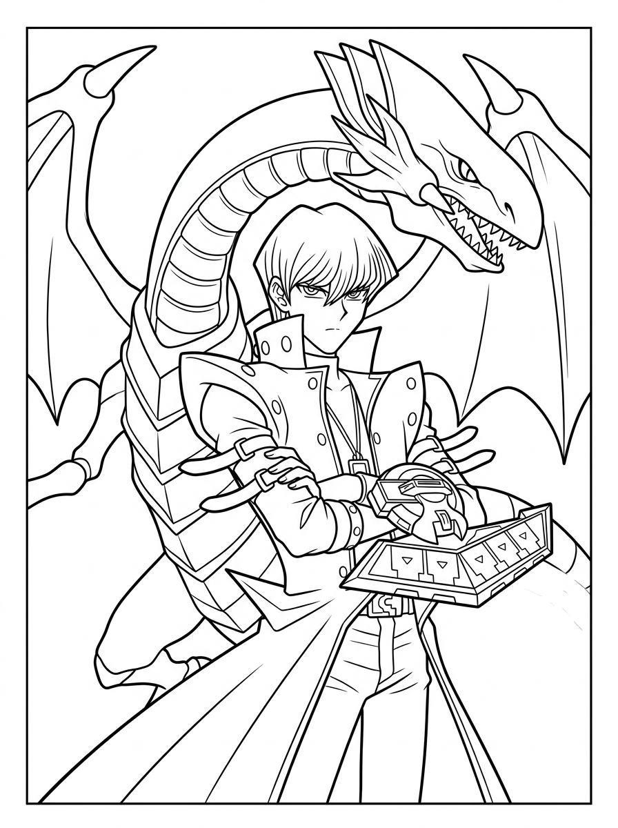 Yu-Gi-Oh Coloring Pages 9 Yu Gi Oh free coloring pages