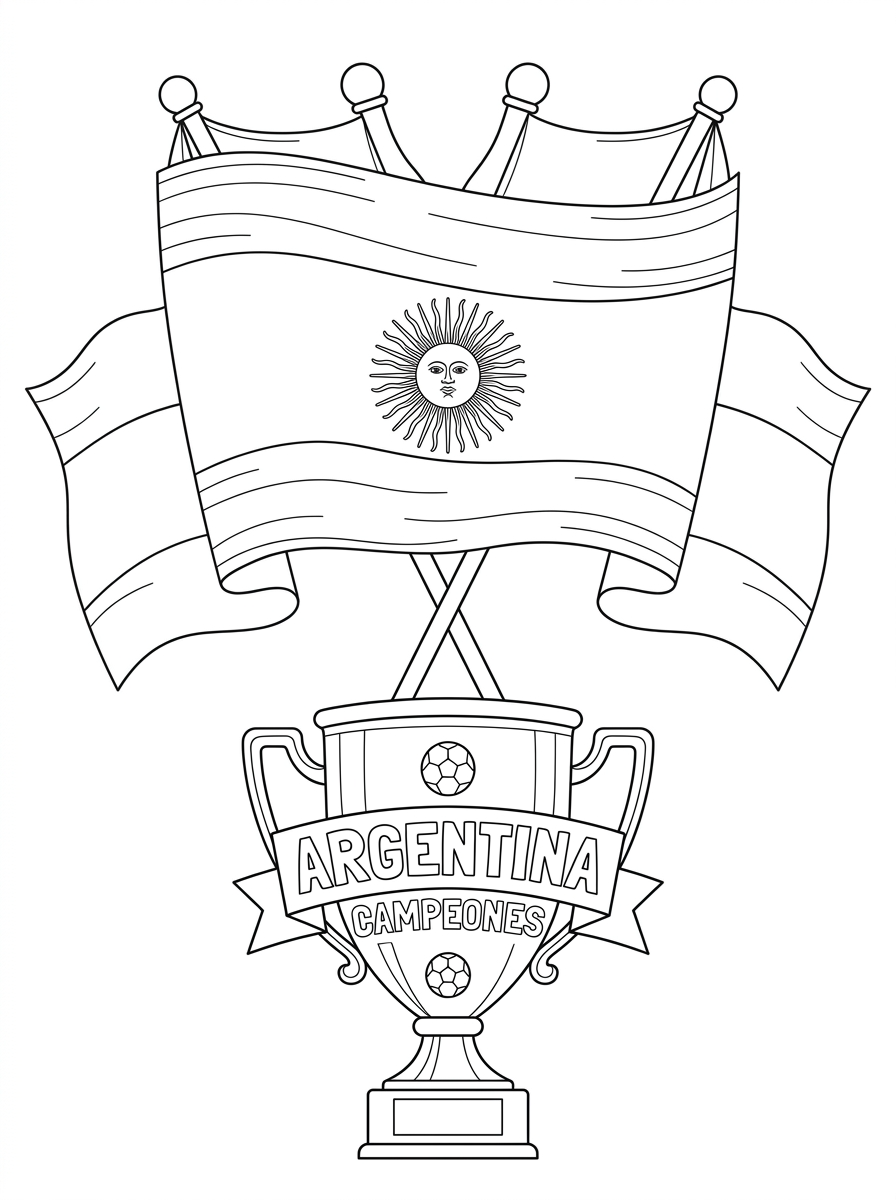 Ausmalbilder der argentinischen Flagge 16 lustige Ausmalbilder der argentinischen Flagge