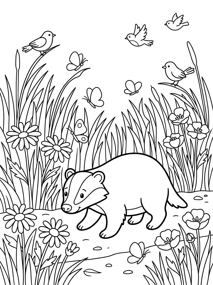 Badger Coloring Pages 14 grinch Badger coloring pages