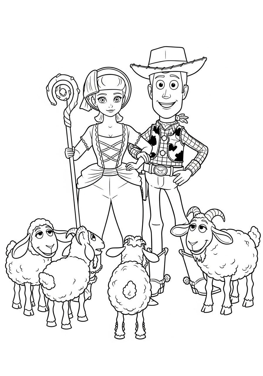 Bo Peep Coloring Pages 18 Bo Peep ornaments coloring pages