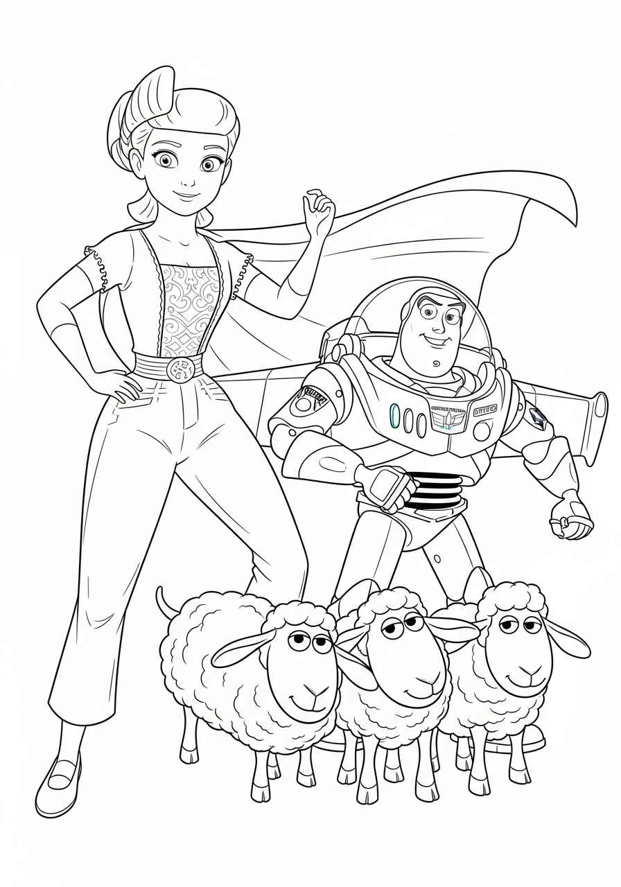 Bo Peep Coloring Pages 24 Bo Peep ornaments coloring pages 1