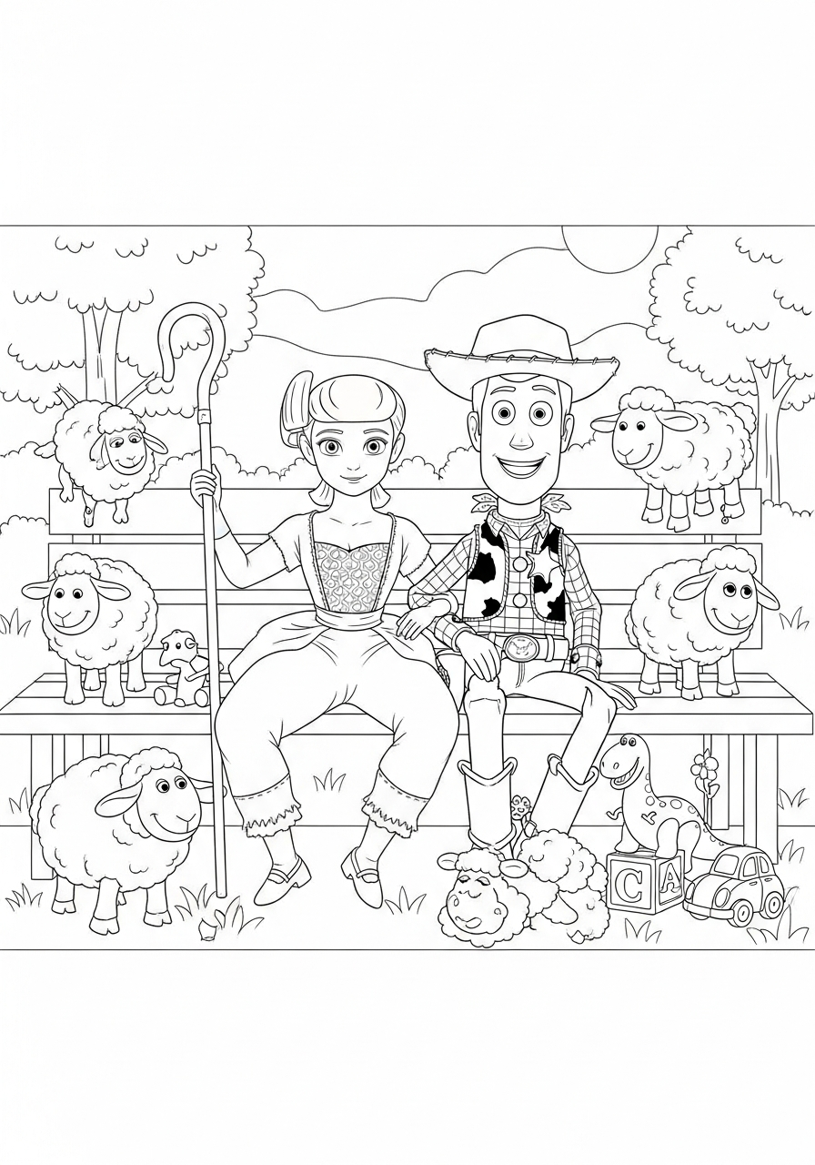 Bo Peep Coloring Pages 25 Bo Peep coloring pages printable free