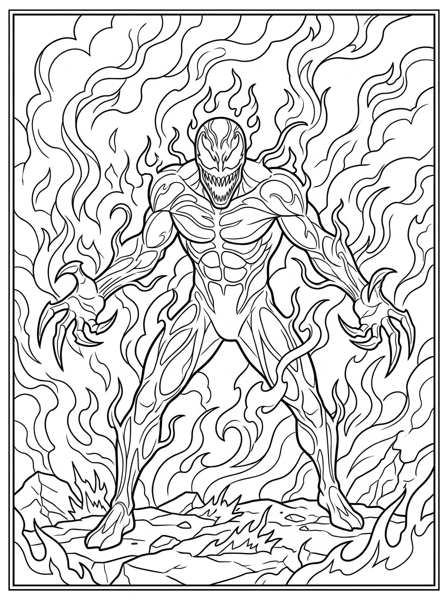Carnage Coloring Pages 12 grinch cute Carnage coloring pages