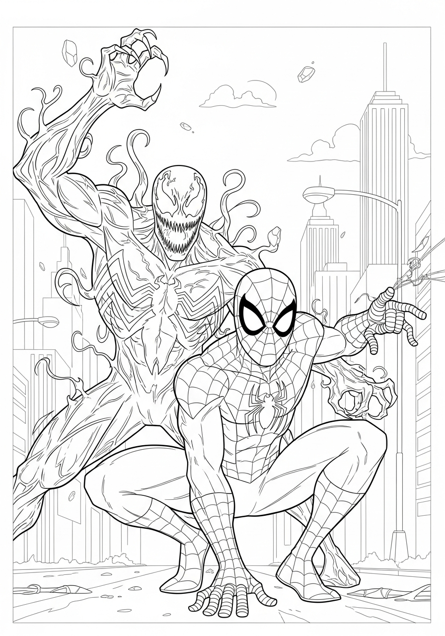 Carnage Coloring Pages 3 Carnage ornament coloring pages