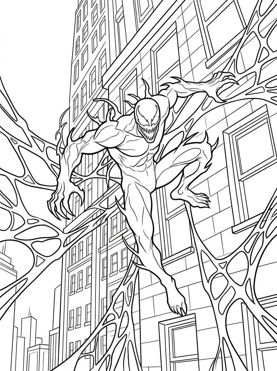 Carnage Coloring Pages 5 Carnage coloring book pages