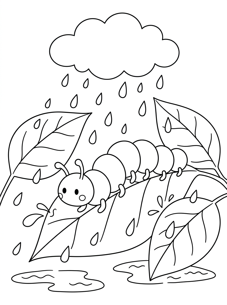 free printable Caterpillar coloring pages for adults