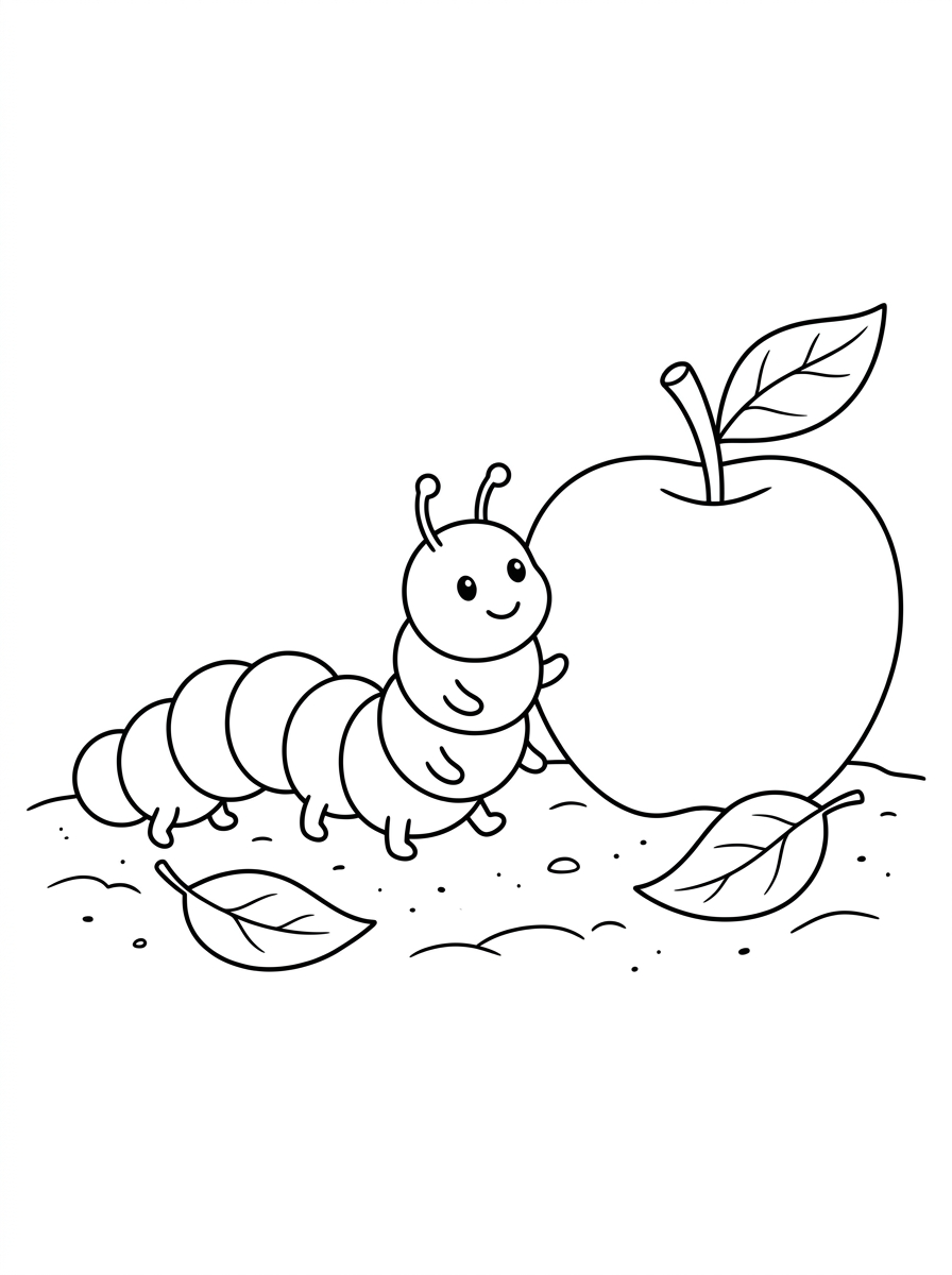 Caterpillar adult coloring pages