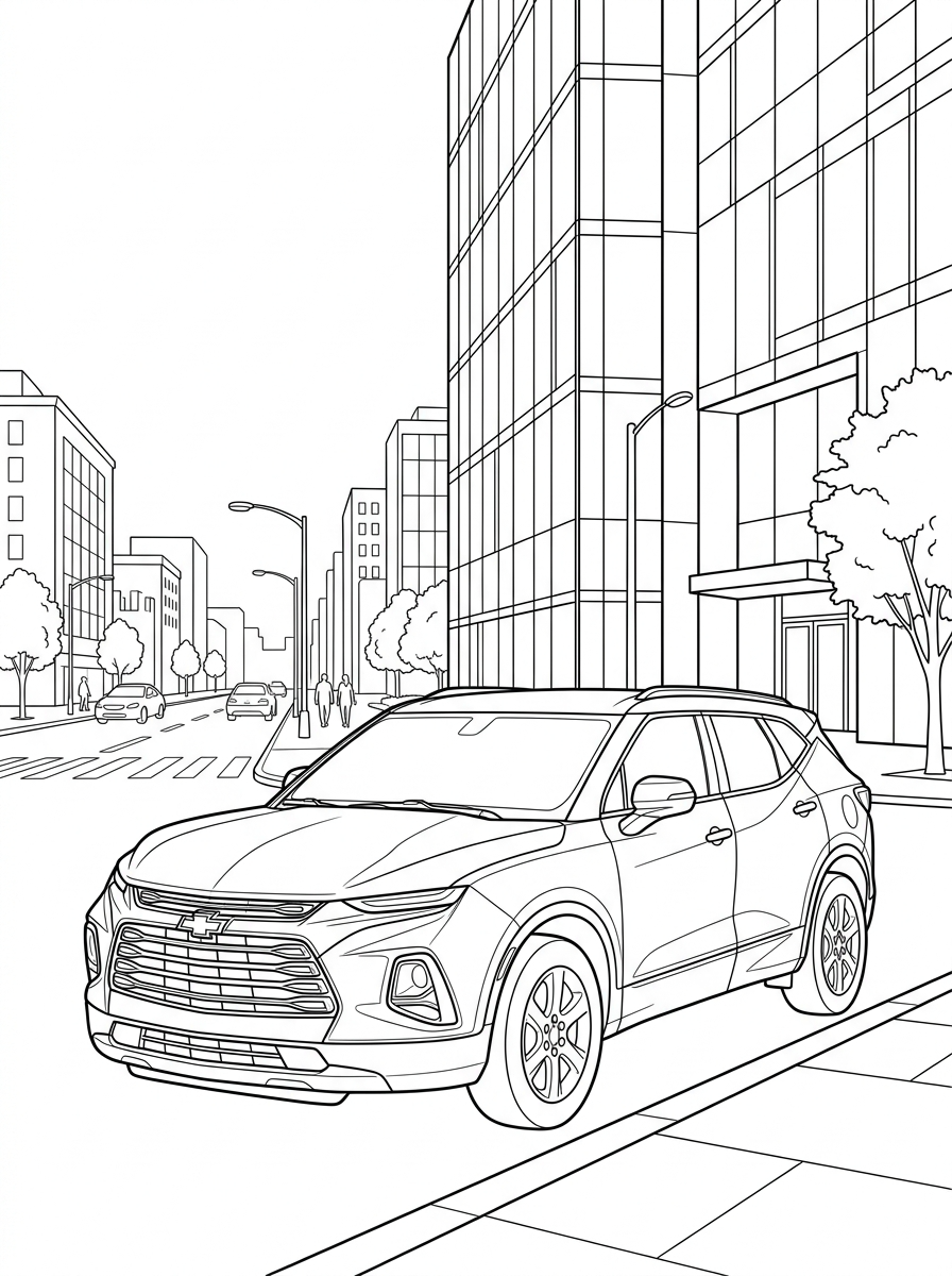 coloring pages printable Chevrolet